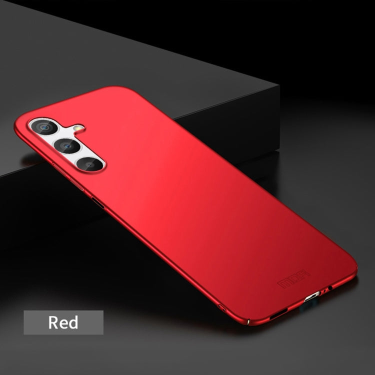 For Samsung Galaxy A24 4G MOFI Frosted PC Ultra-thin Hard Phone Case(Red) - Galaxy Phone Cases by MOFI | Online Shopping South Africa | PMC TechLife