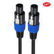 JUNSUNMAY Speakon Male to Speakon Male Audio Speaker Adapter Cable with Snap Lock, Length:10FT - Microphone Audio Cable & Connector by JUNSUNMAY | Online Shopping South Africa | PMC TechLife | Buy Now Pay Later Mobicred