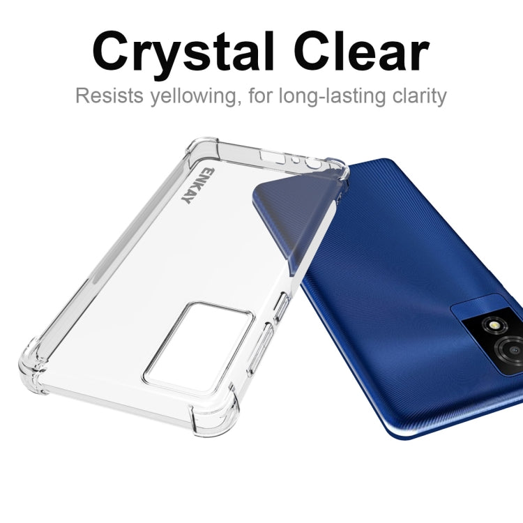 For TCL 501 4G ENKAY Hat-Prince Transparent TPU Shockproof Phone Case - free shipping - PMC Jewellery - Order now!