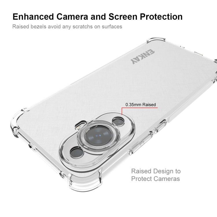For Huawei nova 11 4G ENKAY Hat-Prince Transparent TPU Shockproof Phone Case - free shipping - PMC TechLife - Order now!
