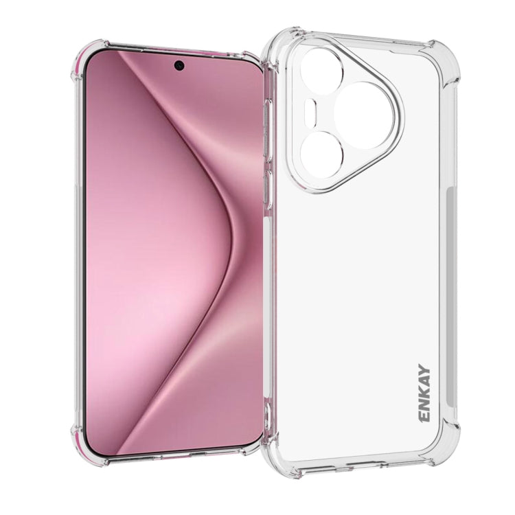 For Huawei Pura 70 ENKAY Hat-Prince Transparent TPU Shockproof Phone Case - free shipping - PMC Jewellery - Order now!