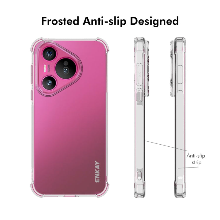 For Huawei Pura 70 Pro / 70 Pro+ ENKAY Hat-Prince Transparent TPU Shockproof Phone Case - free shipping - PMC Jewellery - Order now!