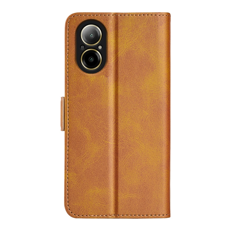 For Realme C67 5G Dual-side Magnetic Buckle Horizontal Flip Leather Phone Case(Yellow) - free shipping - PMC TechLife - Order now!