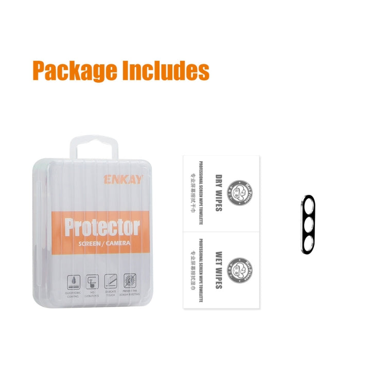 For Samsung Galaxy A55 ENKAY Hat-Prince 9H Rear Camera Lens Tempered Glass Film(Black) - free shipping - PMC TechLife - Order now!