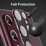 For Samsung Galaxy S24 Ultra 5G 2pcs ENKAY Hat-Prince 9H Rear Camera Lens Tempered Glass Film(Black)