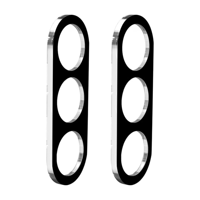 For Samsung Galaxy S24 FE 5G 2pcs ENKAY Hat-Prince 9H Rear Camera Lens Tempered Glass Film(Black)