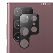 For Samsung Galaxy S25 Ultra 5G 2pcs ENKAY Hat-Prince 9H Rear Camera Lens Tempered Glass Film(Black)