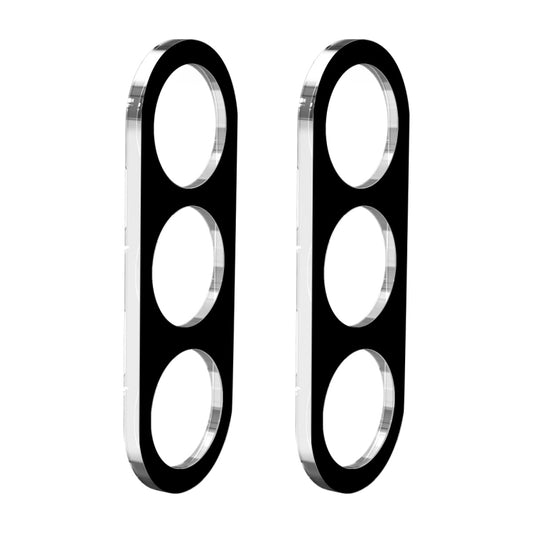 For Samsung Galaxy S25 5G 2pcs ENKAY Hat-Prince 9H Rear Camera Lens Tempered Glass Film(Black) - Galaxy S25 5G Tempered Glass by ENKAY | Online Shopping South Africa | PMC Jewellery | Buy Now Pay Later Mobicred