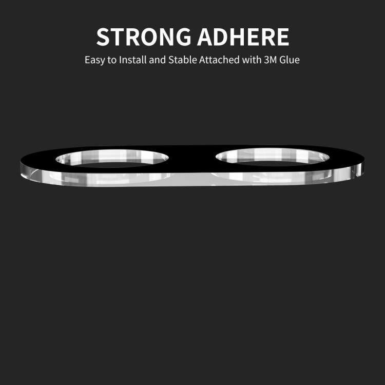 For Samsung Galaxy Z Flip7 FE 2pcs ENKAY Hat-Prince 9H Rear Camera Lens Tempered Glass Film(Black)