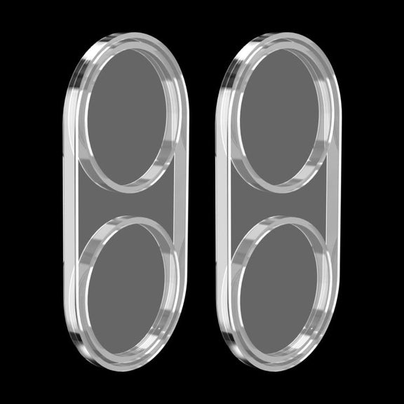 For Samsung Galaxy Z Flip7 FE 2pcs ENKAY Hat-Prince 9H Rear Camera Lens Tempered Glass Film(Transparent)