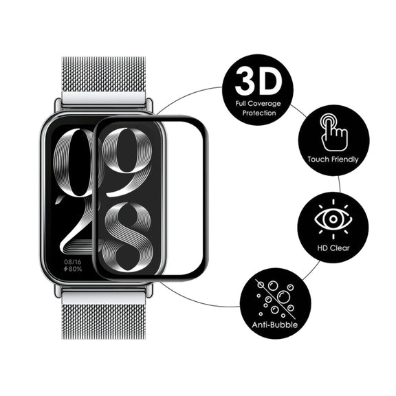 For Xiaomi Mi Band 8 Pro 2pcs ENKAY ENKAY 3D Full Coverage Soft PC Edge PMMA HD Screen Film