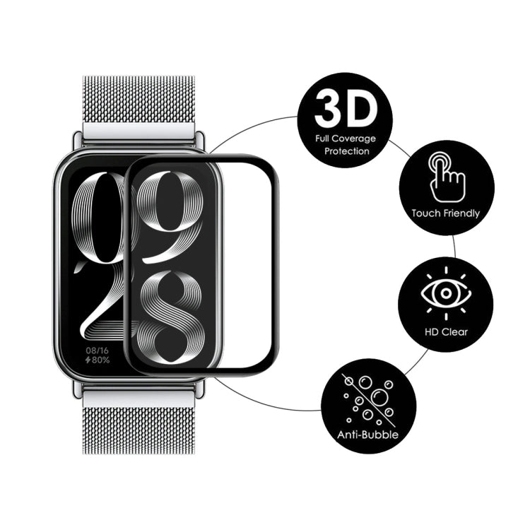 For Xiaomi Mi Band 8 Pro 2pcs ENKAY ENKAY 3D Full Coverage Soft PC Edge PMMA HD Screen Film