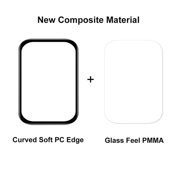 For Xiaomi Mi Band 8 Pro 2pcs ENKAY ENKAY 3D Full Coverage Soft PC Edge PMMA HD Screen Film