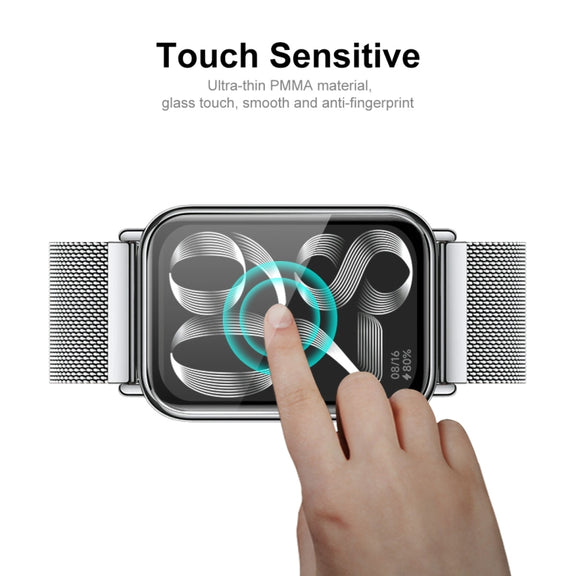 For Xiaomi Mi Band 8 Pro 2pcs ENKAY ENKAY 3D Full Coverage Soft PC Edge PMMA HD Screen Film