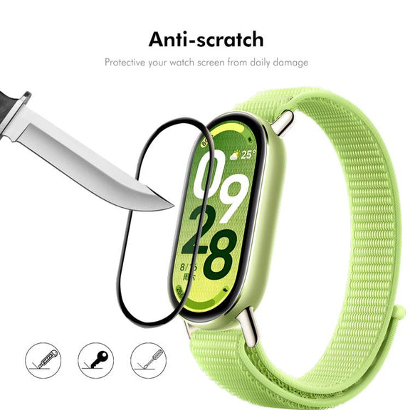 For Xiaomi Smart Band 10 2pcs ENKAY ENKAY 3D Full Coverage Soft PC Edge PMMA HD Screen Film