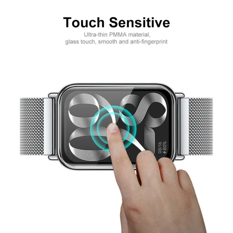For Xiaomi Mi Band 8 Pro 5pcs ENKAY ENKAY 3D Full Coverage Soft PC Edge PMMA HD Screen Film