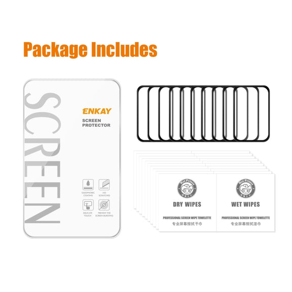 For Redmi Band 3 10pcs ENKAY ENKAY 3D Full Coverage Soft PC Edge PMMA HD Screen Film