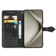 For Huawei Pura 70 Pro Mandala Flower Embossed Leather Phone Case(Black)