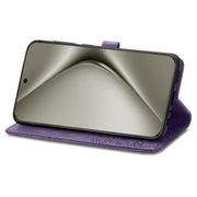 For Huawei Pura 70 Ultra Mandala Flower Embossed Leather Phone Case(Purple)