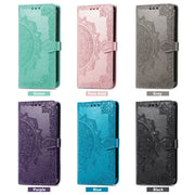 For Huawei Pura 70 Pro Mandala Flower Embossed Leather Phone Case(Gray)
