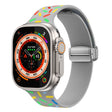 For Apple Watch 6 40mm Rainbow Dots Silicone Magnetic Buckle Watch Band(Gray) - free shipping - PMC TechLife - Order now!