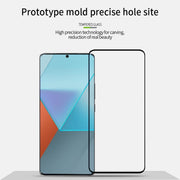 For Xiaomi Redmi Note 13 Pro+ PINWUYO 9H 3D Hot Bending Tempered Glass Film(Black)