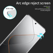 For Xiaomi 14 Pro PINWUYO 9H 3D Hot Bending Tempered Glass Film(Black)