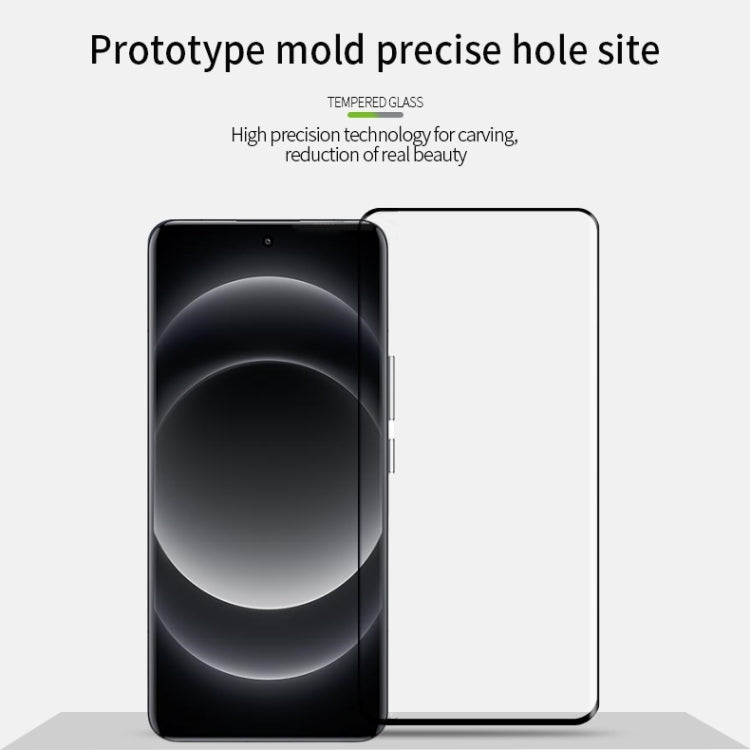 For Xiaomi 14 Ultra PINWUYO 9H 3D Hot Bending Tempered Glass Film(Black) - free shipping - PMC TechLife - Order now!