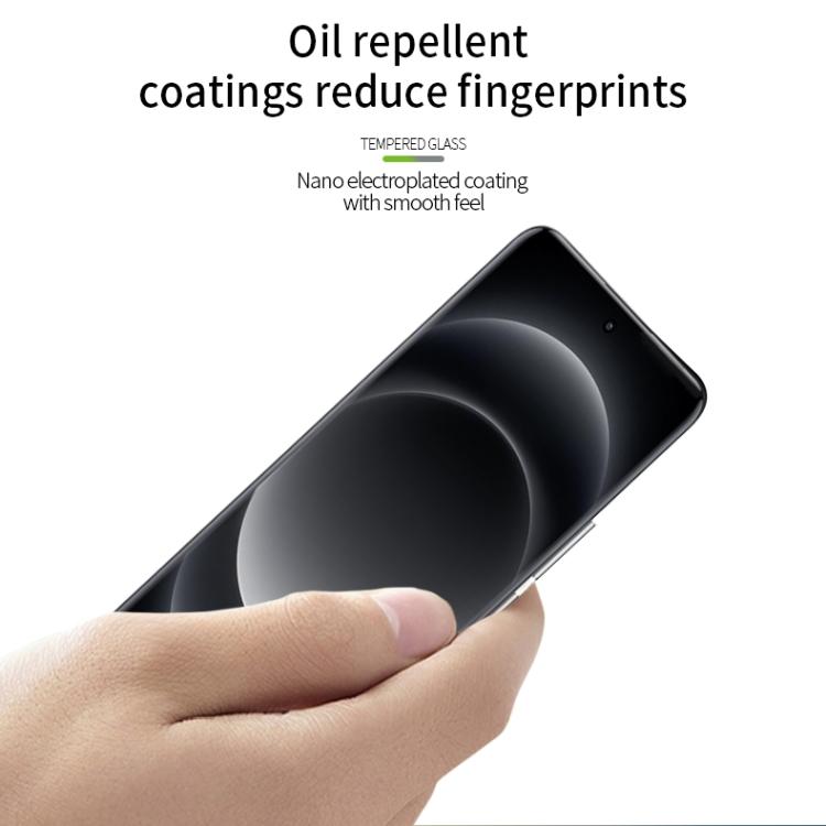 For Xiaomi 14 Ultra PINWUYO 9H 3D Hot Bending Tempered Glass Film(Black) - free shipping - PMC TechLife - Order now!