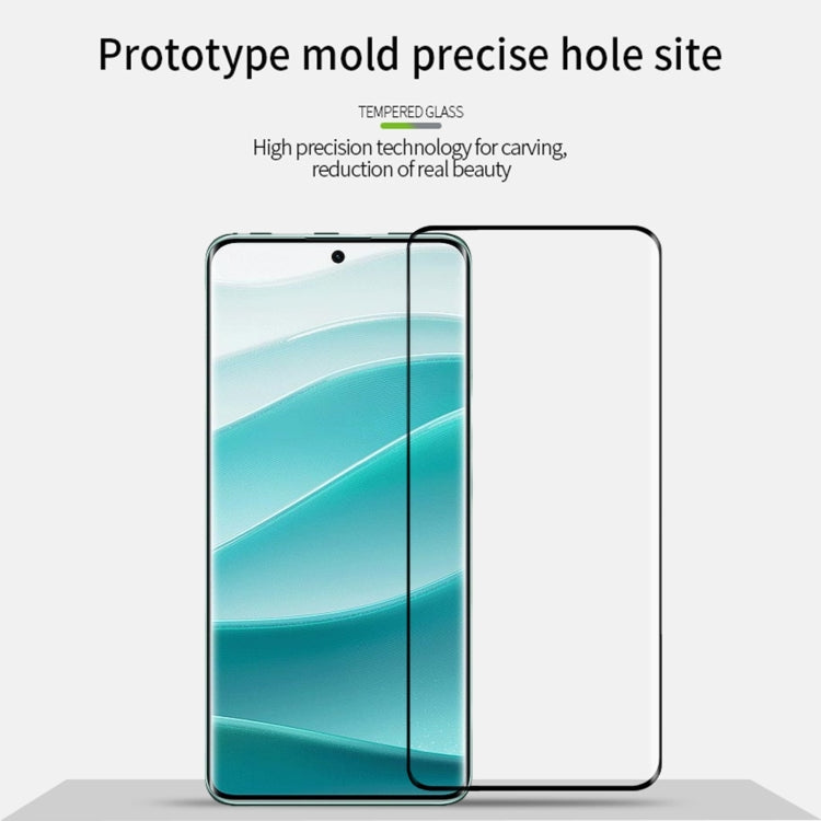 For Redmi Note 14 Pro 5G /14 Pro+ 5G PINWUYO 9H 3D Hot Bending Tempered Glass Film(Black)