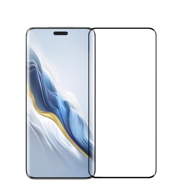 For Honor Magic6 Pro MOFI 9H 3D Hot Bending Tempered Glass Film(Black)