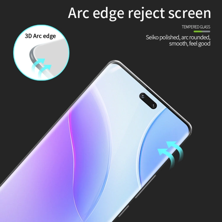 For Xiaomi Civi 3 MOFI 9H 3D Hot Bending Tempered Glass Film(Black) -  by MOFI | Online Shopping South Africa | PMC TechLife