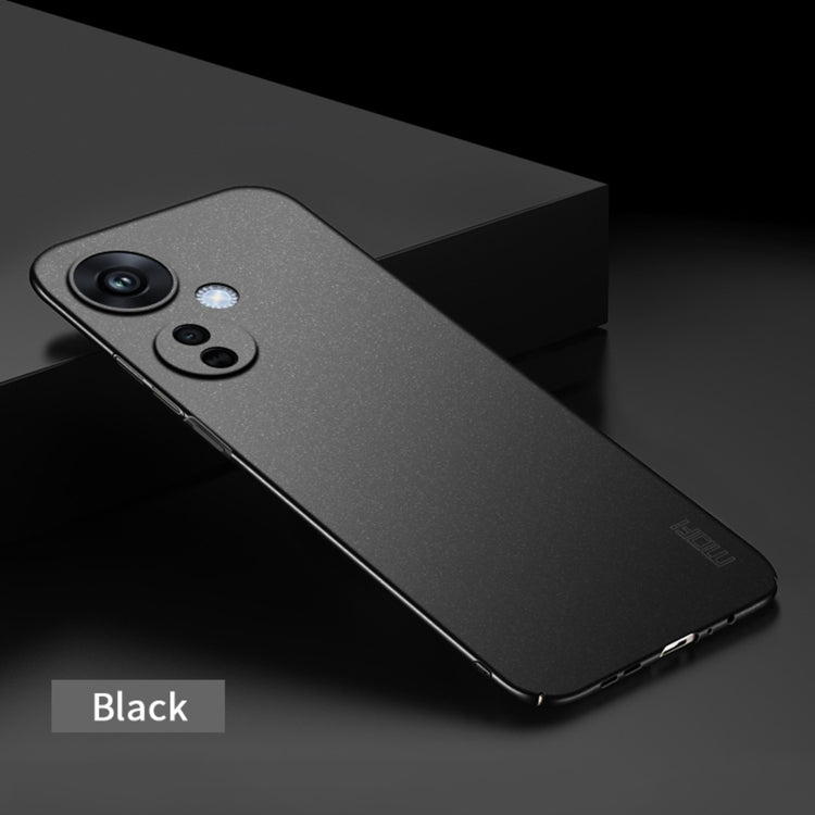For OPPO K11X 5G MOFI Fandun Series Frosted PC Ultra-thin All-inclusive Phone Case(Black) - OPPO Cases by MOFI | Online Shopping South Africa | PMC TechLife