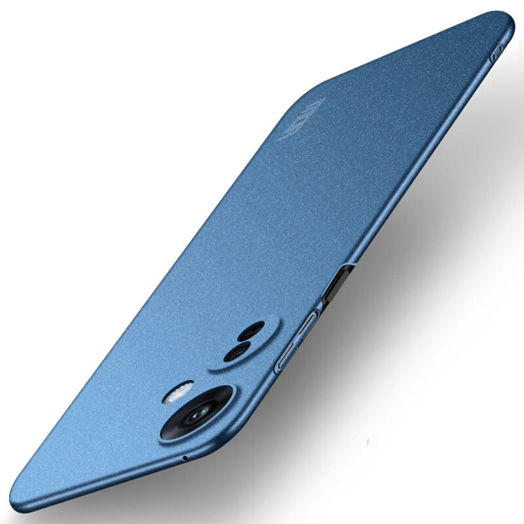 For OPPO K11X 5G MOFI Fandun Series Frosted PC Ultra-thin All-inclusive Phone Case(Blue) - OPPO Cases by MOFI | Online Shopping South Africa | PMC TechLife