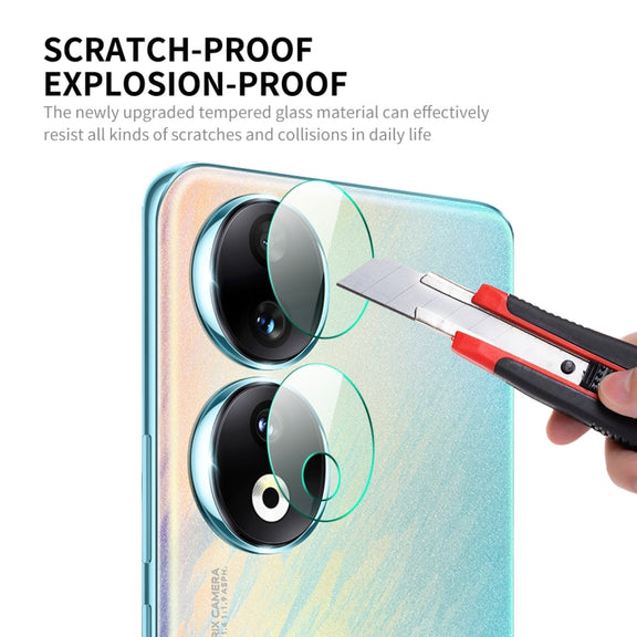 For Honor 90 5Sets ENKAY Hat-Prince 9H Rear Camera Lens Tempered Glass Film