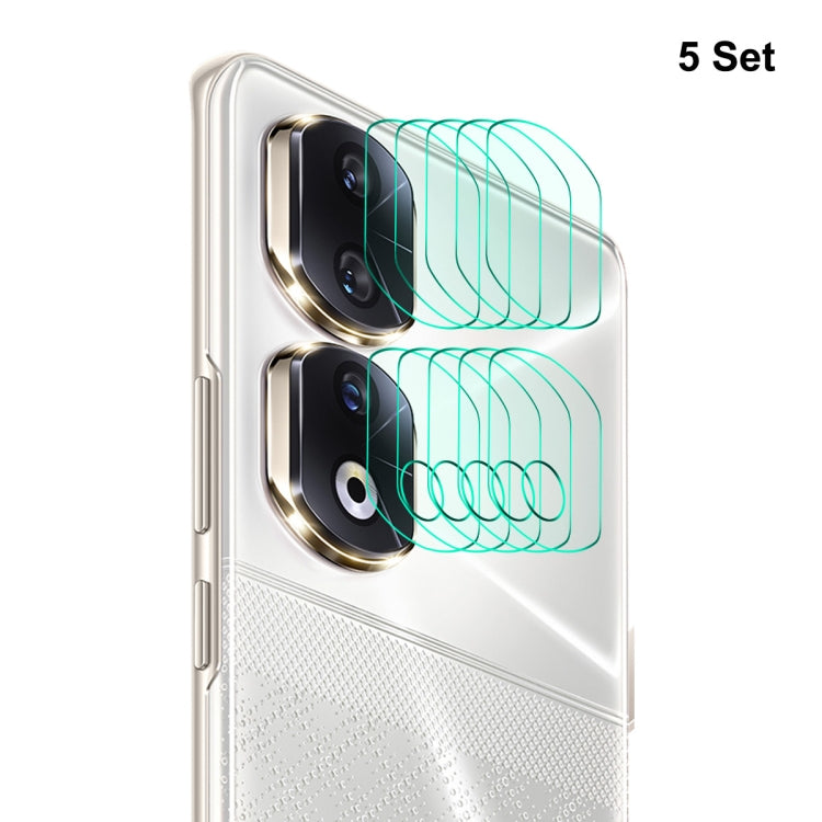 For Honor 90 Pro 5Sets ENKAY Hat-Prince 9H Rear Camera Lens Tempered Glass Film - Honor Tempered Glass by ENKAY | Online Shopping South Africa | PMC TechLife | Buy Now Pay Later Mobicred