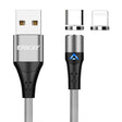 ENKAY 2 in 1 3A USB to 8 Pin + Type-C Magnetic Fast Charging Data Cable, Length:1m(Silver) - Charging Cable & Head by ENKAY | Online Shopping South Africa | PMC TechLife | Buy Now Pay Later Mobicred