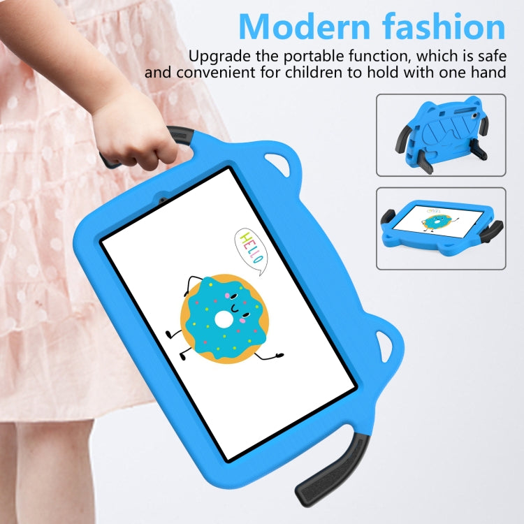 For Lenovo Tab M8 TB-300FU/TB-300XU 4rd Gen Ice Baby EVA Shockproof Hard PC Tablet Case(Sky Blue+Black)