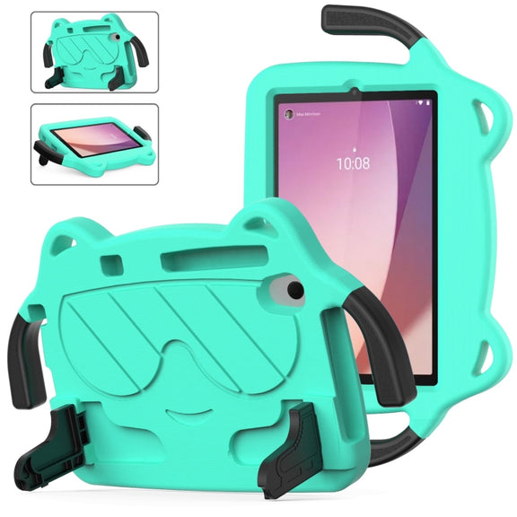 For Lenovo Tab M8 TB-300FU/TB-300XU 4rd Gen Ice Baby EVA Shockproof Hard PC Tablet Case(Mint Green+Black)