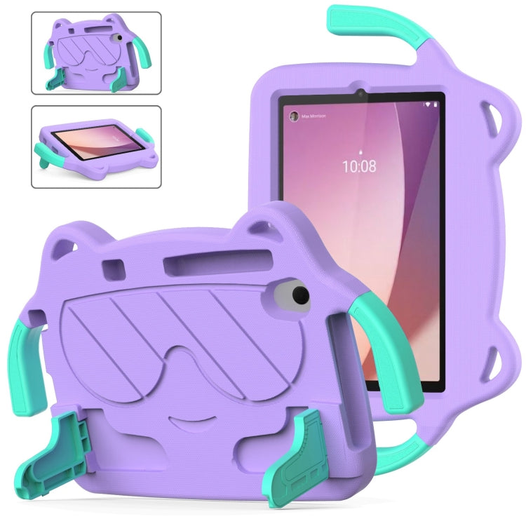 For Lenovo Tab M8 TB-300FU/TB-300XU 4rd Gen Ice Baby EVA Shockproof Hard PC Tablet Case(Light Purple+Mint Green) - Lenovo by PMC TechLife | Online Shopping South Africa | PMC TechLife | Buy Now Pay Later Mobicred