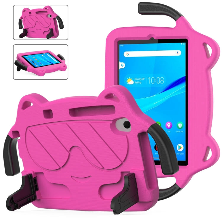 For Lenovo Tab M8 HD 8505F/X8705F 2rd Gen Ice Baby EVA Shockproof Hard PC Tablet Case(Rose Red+Black) - Lenovo by PMC TechLife | Online Shopping South Africa | PMC TechLife | Buy Now Pay Later Mobicred