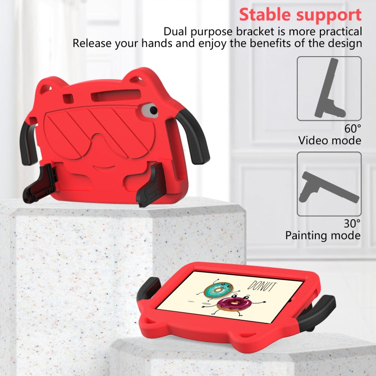 For Lenovo Tab M8 HD 8505F/X8705F 2rd Gen Ice Baby EVA Shockproof Hard PC Tablet Case(Red+Black)