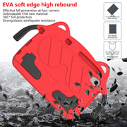 For Lenovo Tab M8 HD 8505F/X8705F 2rd Gen Ice Baby EVA Shockproof Hard PC Tablet Case(Red+Black)