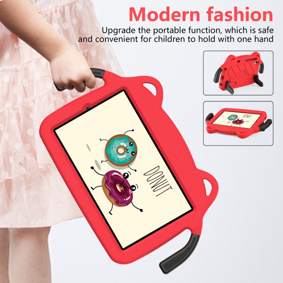 For Lenovo Tab M8 HD 8505F/X8705F 2rd Gen Ice Baby EVA Shockproof Hard PC Tablet Case(Red+Black)