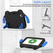 For Lenovo Tab M8 HD 8505F/X8705F 2rd Gen Ice Baby EVA Shockproof Hard PC Tablet Case(Black+Blue)