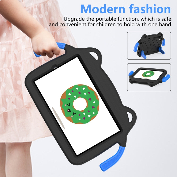 For Lenovo Tab M8 HD 8505F/X8705F 2rd Gen Ice Baby EVA Shockproof Hard PC Tablet Case(Black+Blue)