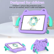 For Lenovo Tab M8 8506X 3rd Gen Ice Baby EVA Shockproof Hard PC Tablet Case(Light Purple+Mint Green)
