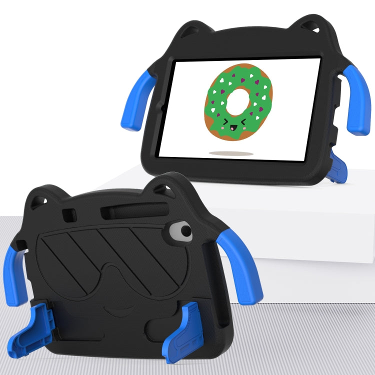 For Lenovo Tab M8 8506X 3rd Gen Ice Baby EVA Shockproof Hard PC Tablet Case(Black+Blue)