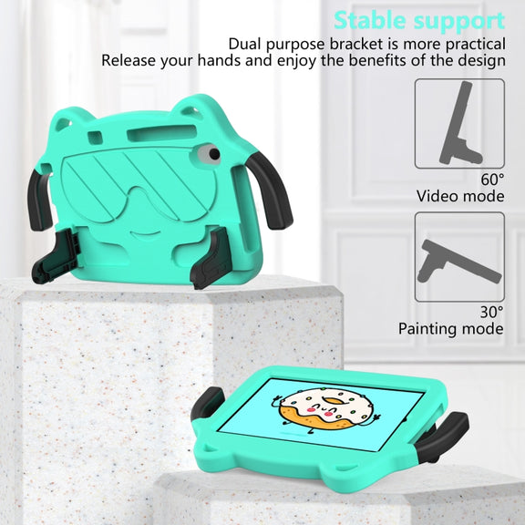 For TCL LE 2023 / Tab 8 2022 Ice Baby EVA Shockproof Hard PC Tablet Case(Mint Green+Black)