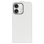 For iPhone 16 Pro R64 Texture Single Vertical Flip Leather Phone Case(White)